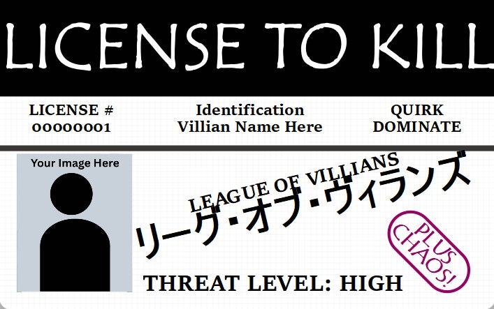 Villain League Registration Pass